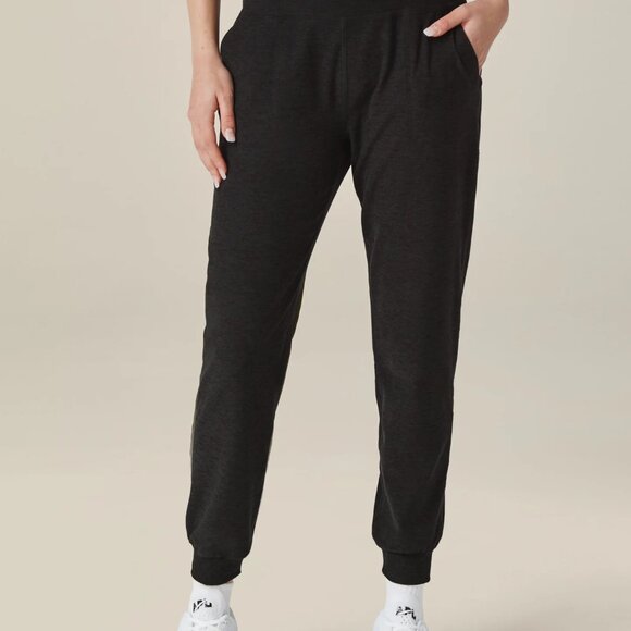 Beyond Yoga Spacedye Midi Jogger size L Darkest Night - Picture 1 of 6